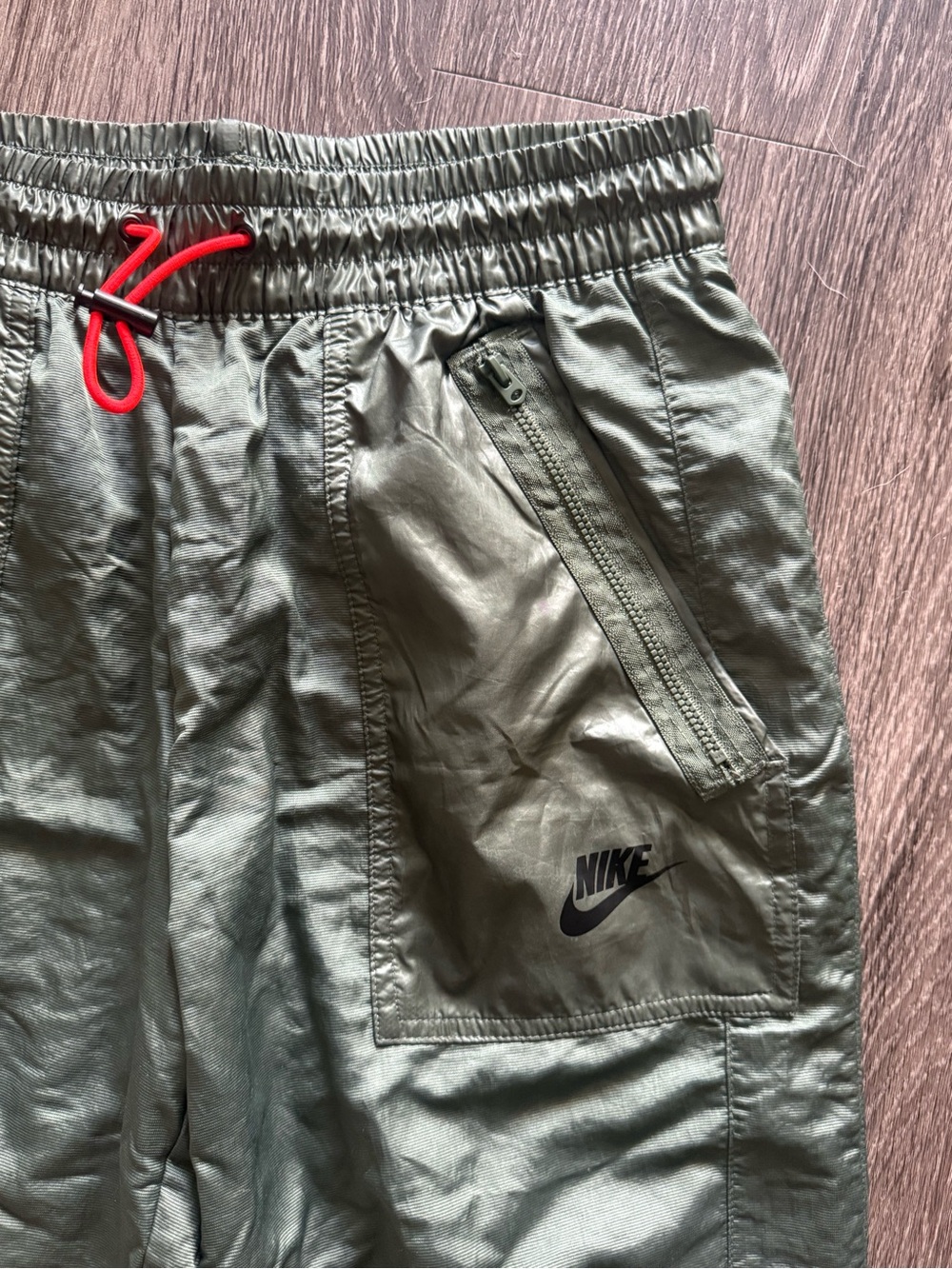 Nike Sportswear Heritage Windrunner Pants Olive Green Joggers